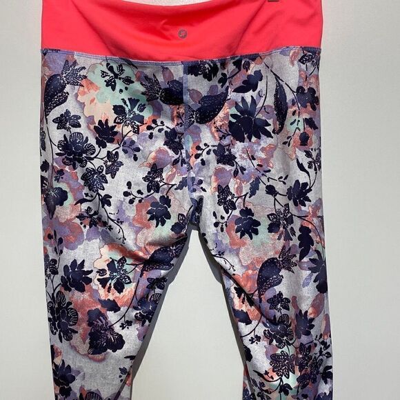 Joe Fresh Women's High Rise Floral Athletic Leggings Multicolor Size XL - Picture 5 of 12